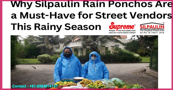 silpaulin rain ponchos