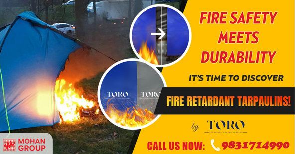fire retardant tarpaulin