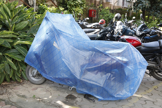 silpaulin bike cover