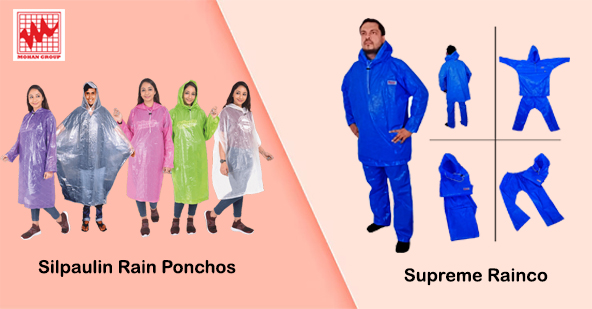silpaulin rain ponchos and rainco