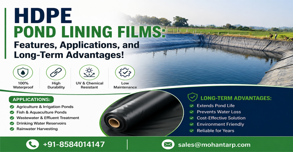 hdpe pond liners applications and advantages