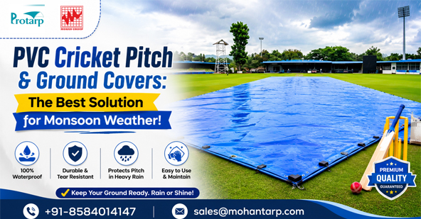 PVC cricket pitch ground cover